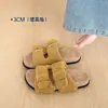 Nuevas zapatillas Birkenstock de suela gruesa y punta abierta para mujer de principios de otoño 2026, adecuadas para usar al aire libre, zapatillas peludas versátiles de moda retro sin cordones