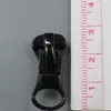 No. 5 Tiradores de Cremallera, Tirador de Nailon Negro por Electroforesis, Tirador de Cremallera Metálico para Bolsos y Ropa, Tirador de Cremallera de Aleación de Zinc