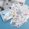 Pegatinas de Sanrio Kuromi Cinnamoroll Gato Kt, Pegatinas Lindas para Agendas, Pegatinas de Dibujos Animados Impermeables para Estudiantes