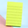 Bloco de Notas Adesivas Criativas Linhas Fluorescentes N Vezes Adesivos Livro Índice Notas Adesivas Múltiplas Vezes Notas