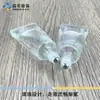 Botella de Perfume de Vidrio de 10 ml con Tapa de Rosca y Bola de Acero, Tapa Redonda, Botella Roll-On con Forma de Tubo de Pasta de Dientes para Aceite Esencial para Labios, Materiales de Embalaje en Stock