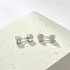 Novos brincos de borboleta com flores duplas em formato de cipó, cravejados de diamantes, em ouro e prata, brincos femininos de luxo leve e elegantes
