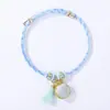 Pulseiras Coloridas Unisex Ajustáveis Atacado DIY Tecelagem Artesanal Estilo Étnico Presentes de Feriado Acessórios de Mão Criativos Culturais