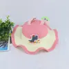 Novo chapéu de sol de palha de verão para crianças chapéu de sol para bebê menina chapéu de sol de verão chapéu de dinossauro de desenho animado