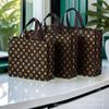 Novas Sacolas de Não-Tecido Revestidas Espessadas em Estoque Bolsas de Mão de Alto Nível para Lojas de Roupas Sacolas de Compras Atacado Podem Ser Personalizadas