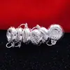 Plata de ley Accesorios DIY Joyería al por mayor Plata de Ley 990 Colgante de hebilla de seguridad de Dragón y Fénix Pulsera trenzada Colgante pequeño Joyería
