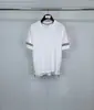 Directo de Fábrica Thom Tom Verano Nuevo Manga Doble Rayas de Color Cuello Redondo Manga Corta Casual, Cómoda y Versátil Camisa de Manga Corta