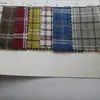Nueva Tela Jacquard de Rayas Teñidas en Hilo de Lino Imitación Cuadros Rayas de Doble Línea Coloridas Tela para Tapicería de Sofá