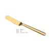 Cuchillo dorado para mantequilla, cuchillo para mermelada, espátula de acero inoxidable 304, cuchillo para crema de queso, cuchillo para mantequilla, espátula para tostadas y mantequilla de cacahuete.