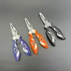Pinzas de Pesca Fina de Doble Anillo de Acero Inoxidable Especiales para Abrir Anillos Dobles Pequeños Cortador de Sedal para Anillos de Acero Pe Pinzas Multifuncionales para Señuelos