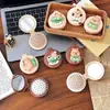 Estilo ins lindo oso peine cojín de aire peine espejo plegable peine portátil masaje airbag peine mini espejo de maquillaje venta al por mayor