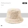 Sombrero de Pescador para Mujer, Nuevo Estilo Otoño e Invierno 2026, Sombrero Grueso Cálido de Felpa para Clima Frío, Circunferencia de Cabeza Grande, Hace que la Cara Parezca Más Pequeña, Sombrero de Cubo de Pescador