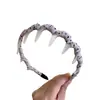 Tiara de Dentes de Bolinhas com Dentes para Coroa Alta, Pente de Cabelo, Grampo de Cabelo, Faixa de Cabelo, Maquiagem Suave, Acessório de Cabelo para Lavar o Rosto, Adorno de Cabeça