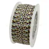 Cuerda Ruyi de Hilo de Algodón Color Mixto Enrollada a Mano Estilo Tibetano Juguete Colgante Trenzado Cordón Cuerda Colorida de Ocho Hilos Borla Hilo para DIY