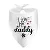 Bandana para Mascota Día del Padre Bandana para Perro Bufanda para Cuello de Gato Día del Padre-Mascota Bufanda para Mascota