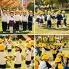 Salida de Otoño Sombrero Amarillo Personalizado para Niños Sombrero de Pescador con Protección Solar para Estudiantes de Primaria Sombrero de Protección Solar para Exteriores para Salida de Primavera y Construcción de Equipo de Jardín de Infancia