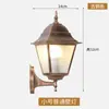 Luminária de Parede para Corredor Estilo Europeu, À Prova D'água para Exterior, Luminária de Parede Retro para Jardim Exterior, Luminária de Parede para Corredor de Sala de Estar, Quarto à Prova de Ferrugem