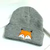 Nuevo Sombrero de Lana para Niños Otoño e Invierno Europeo y Americano Dibujos Animados Niñas Gorro Tejido Bebé Dobladillo Protección para Orejas Gorro Cálido