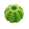 Brinquedo Bola para Cachorro, Bola Dispenser de Petiscos Melancia, Brinquedo Mastigável para Limpeza dos Dentes, Bola Brinquedo para Pet em TPR, Brinquedo de Alimentação e Limpeza dos Dentes para Cachorro