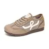 Tênis de Treino Alemão Estilo Puff para Mulheres, Novos Sapatos Esportivos Casuais de Malha Leves e Versáteis de Verão, Tênis Gump Macios de Solado Retro