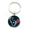 Venda direta da fábrica NFL 32 logotipos de time pedra do tempo liga chaveiro pingente de carro bolsa em estoque