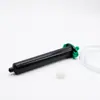 Máquina Dispensadora seringa preta Adaptador de Barril Dispensador de Cola Pote Espessado Estilo Americano Tubo de Cola à Prova de Luz UV Recipiente