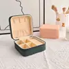 Caja de Joyería de Malla Lujosa Ligera para Viaje, Caja de Almacenamiento para Maquillaje, Anillos, Pendientes, Juguetes