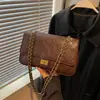 Yue Zi 2026 Otoño Temprano Bolso de Hombro Único Acolchado de Diamantes Nuevo Elegante Bolso Cruzado para el Trabajo Bolso de Mujer