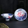 Taza de Té de Cerámica Taza Bogum Color Bajo Cubierta Porcelana Azul y Blanco Taza para Degustación de Té Juego de Té Kung Fu Taza Maestra Taza para el Hogar Wan Hua Cai