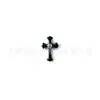 Pendientes Negros de Aleación de Titanio F136 con Tachuelas de Circonita, Joyería para Piercing de Labio de Titanio G23 con Rosca Interna