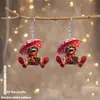 Pendientes de Acrílico 2D de Rana Lindos y Originales de Venta Caliente Transfronteriza con Diseño Divertido y Creativo Pendientes de Acrílico de Animal