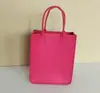 Nueva Celebridad de Internet Bolso de Fieltro de Gran Capacidad Bloque de Color Bolso de Mano Tote Versátil Moda Bolsa de Compras Logo Al Por Mayor