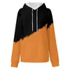 Sudadera con capucha para mujer, nueva de primavera 2024, con estampado digital 3D, jersey, solapa, holgada, casual, camiseta 3dT