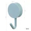 Gancho Macaron Sin Perforar Lujo Ligero Lindo Gancho Pequeño Hogar Cocina Detrás de la Puerta Gancho Adhesivo Gancho Adhesivo de Plástico