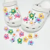 Lazo de Puntos Caramel K Zapato Flor Hebilla Dibujo Animado Lindo Resina Zapato Croc Accesorios DIY Hebilla de Zapato Desmontable