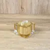 Botella de crema botella cuadrada para crema facial botella para crema de ojos sub-botella botella cosmética acrílica botella de cristal 10g50g