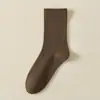 Calcetines de Algodón de Color Sólido para Mujer, Calcetines de Media Pantorrilla para Primavera y Verano, Absorbentes de Sudor y Resistentes a Olores, Calcetines Postparto, Venta al por Mayor de Calcetines Zhuji