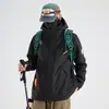 Chaqueta de Exterior Luotuo Chaqueta Tres en Uno Personalizada Conjunto de Dos Piezas Chaqueta Impermeable y a Prueba de Viento para Hombres Viaje Montañismo