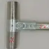 Conector de encaixe galvanizado de aço redondo 46 pontos 1 polegada, 20/25/28/32mm, duas vias, três vias, acessórios de encaixe sem solda