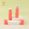 Palito de Contorno e Iluminador de Doble Uso con Cabeza de Esponja, Palito de Rubor, Maquillaje Dos en Uno en Naranja con Tubo de Crema de Arcilla Púrpura, Línea del Cabello al por Mayor