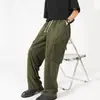 Pantalones Cargo Deportivos Casuales de Pana con Múltiples Bolsillos Estilo Europeo y Americano Nuevos para Hombre 2024 Amazon Temu Pantalones Paracaídas