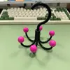 Suporte de gancho giratório de seis garras para pendurar bolsas, gancho multifuncional para casacos e chapéus de casa, solução de armazenamento sem furos, ferramenta de armazenamento para dormitório
