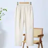 Calça Reta Nova de Primavera 2026 da Mamãe, Calça Longa Estilosa e Versátil para Mulheres de Meia-Idade e Idosas, Calça Casual Solta para a Vovó