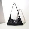 Bolso de mano nuevo de cuero genuino, estilo casual y relajado, para mujer, bolso hobo para llevar bajo el brazo, bolso cruzado de hombro a la moda