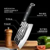 Forjado cuchillo de cocina doméstico acero inoxidable afilado río y lago corriente cuchillo para rebanar cocina cuchillo para cortar huesos juego de dos piezas Venta al por mayor