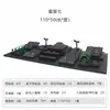 Suporte de Exibição de Joias Tecido de Seda Tailandesa Jade Esmeralda Adereços de Exibição Brincos Pingentes Anéis Colares Ornamentos Rack de Joias