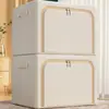 Caja de almacenamiento de ropa extragrande, organizador de ropa para el hogar, caja de tela plegable, caja de almacenamiento de tela Oxford