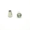 Cordón de 5 mm con hebilla ajustable de 8 palabras, disponible en plata, de metal, para teléfono móvil, accesorios para prendas de vestir.