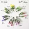 Hojas de Plástico Simuladas Hojas Simuladas Hojas de Flores Simuladas Flores y Plantas de Césped Accesorios de Pared Decoración de Macetas para Bonsái