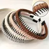 Diadema de Peine de Dientes de Colores para Mujer, Diadema de Tela con Dientes para Lavarse la Cara, Antideslizante, No Aplasta el Cabello, Pinza para el Cabello que No Tira del Cabello